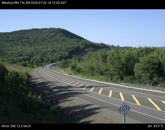Web Cam image of Welsford (NB Highway 7)