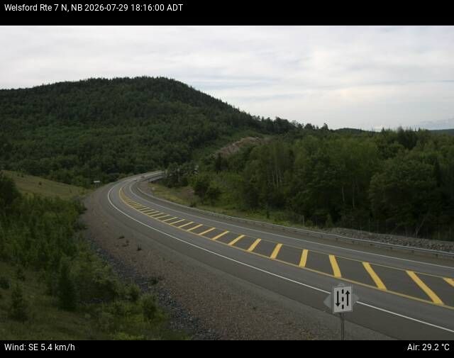 Web Cam image of Welsford (NB Highway 7)