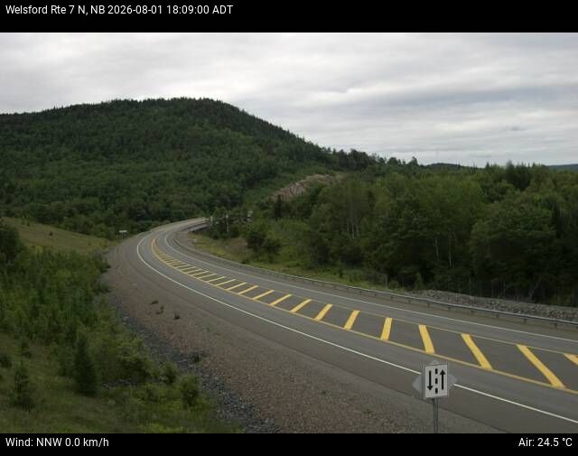 Web Cam image of Welsford (NB Highway 7)