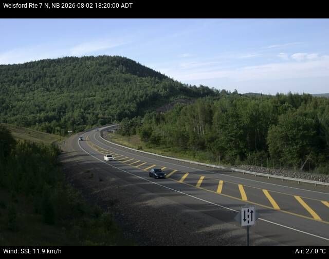 Web Cam image of Welsford (NB Highway 7)