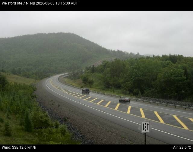 Web Cam image of Welsford (NB Highway 7)