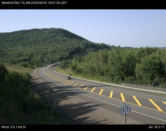 Web Cam image of Welsford (NB Highway 7)