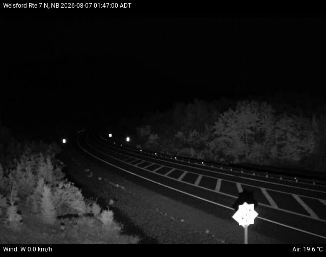 Web Cam image of Welsford (NB Highway 7)