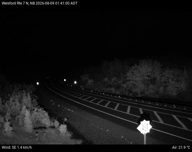 Web Cam image of Welsford (NB Highway 7)