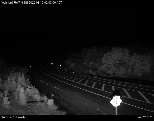 Web Cam image of Welsford (NB Highway 7)