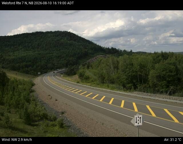 Web Cam image of Welsford (NB Highway 7)