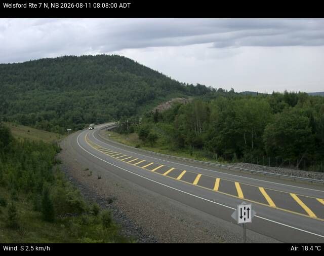 Web Cam image of Welsford (NB Highway 7)