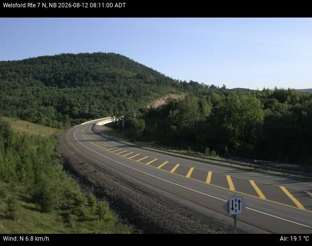 Web Cam image of Welsford (NB Highway 7)