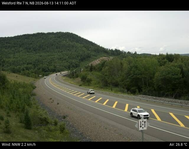 Web Cam image of Welsford (NB Highway 7)