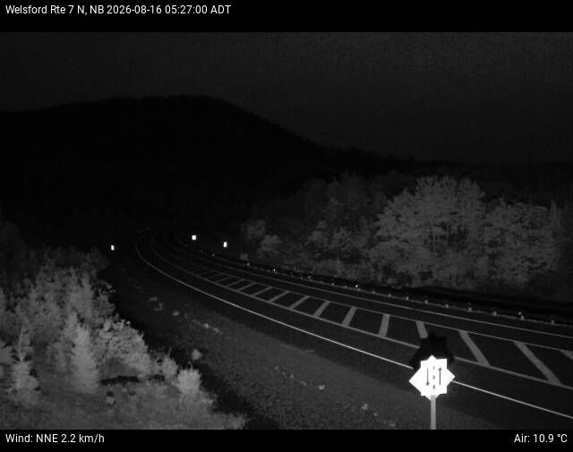 Web Cam image of Welsford (NB Highway 7)