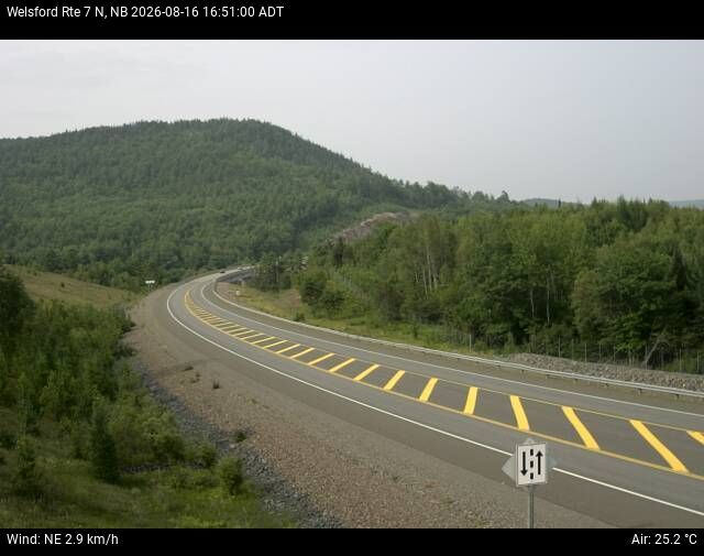 Web Cam image of Welsford (NB Highway 7)