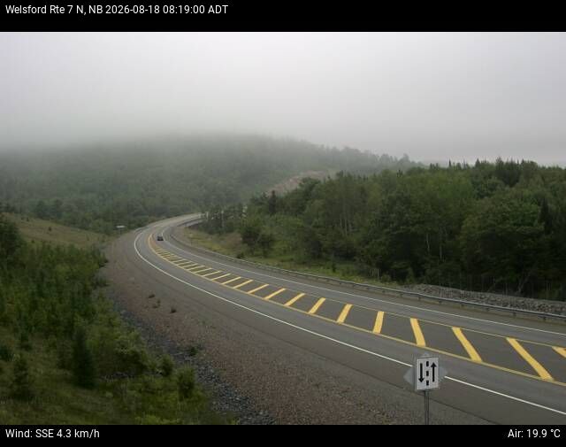 Web Cam image of Welsford (NB Highway 7)