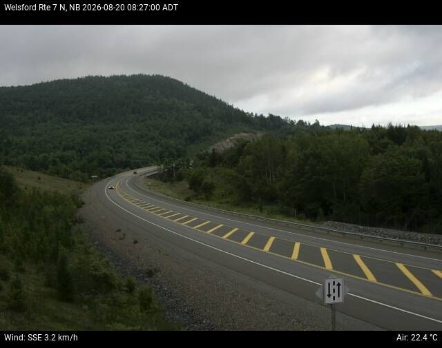 Web Cam image of Welsford (NB Highway 7)