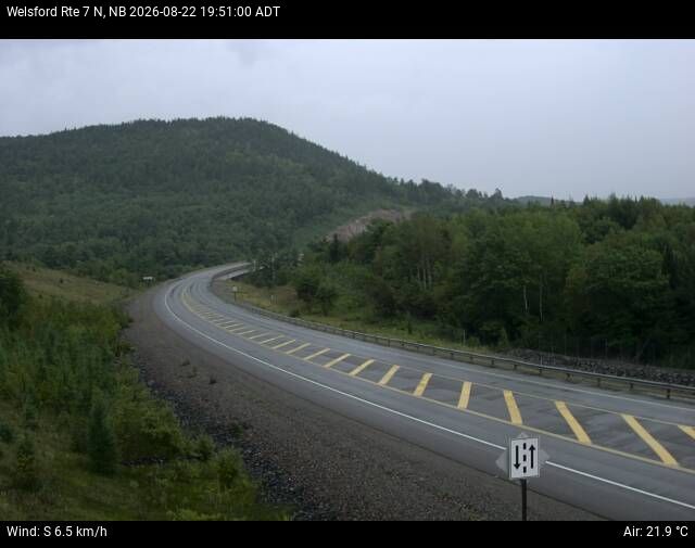 Web Cam image of Welsford (NB Highway 7)
