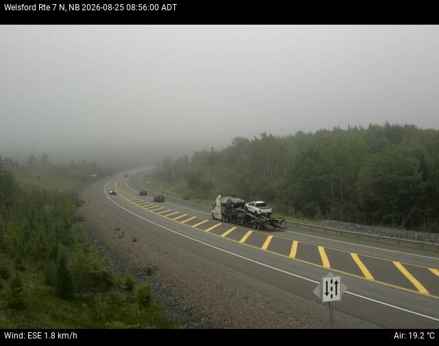 Web Cam image of Welsford (NB Highway 7)