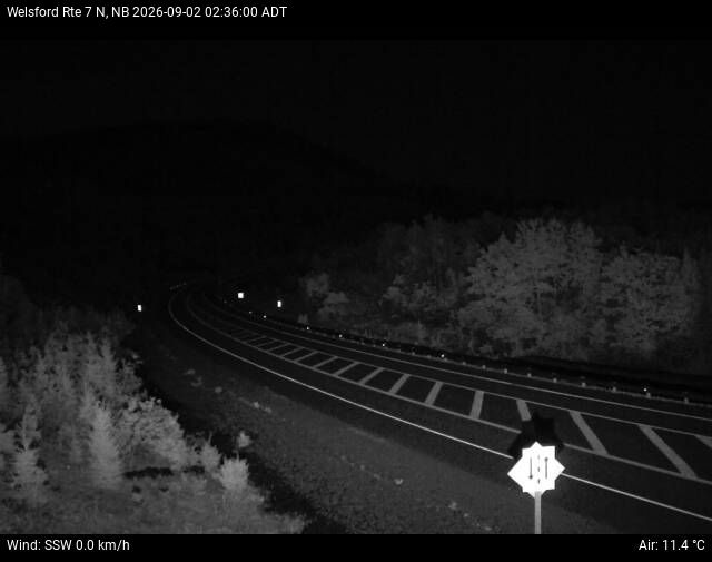 Web Cam image of Welsford (NB Highway 7)