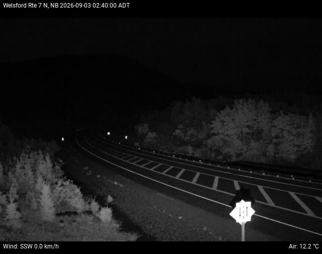 Web Cam image of Welsford (NB Highway 7)