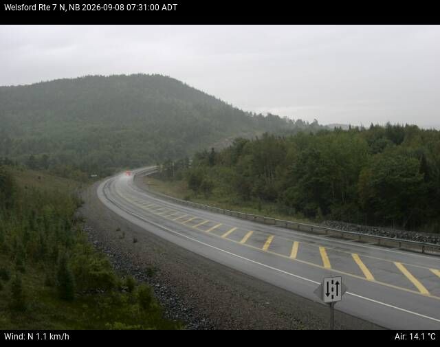 Web Cam image of Welsford (NB Highway 7)