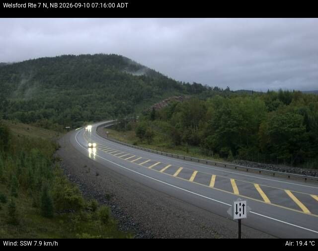 Web Cam image of Welsford (NB Highway 7)