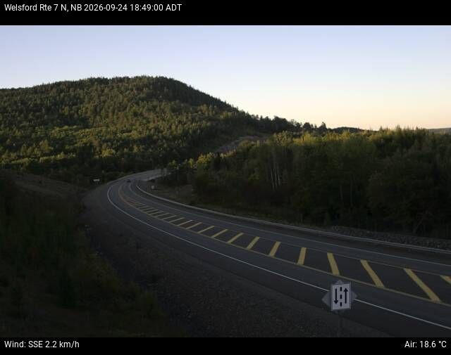 Web Cam image of Welsford (NB Highway 7)