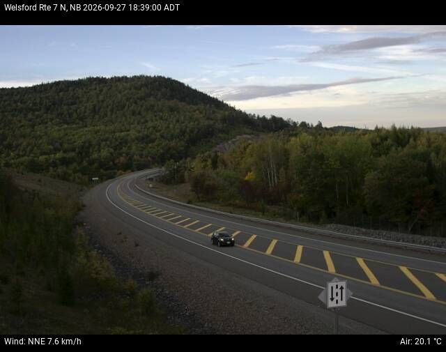 Web Cam image of Welsford (NB Highway 7)