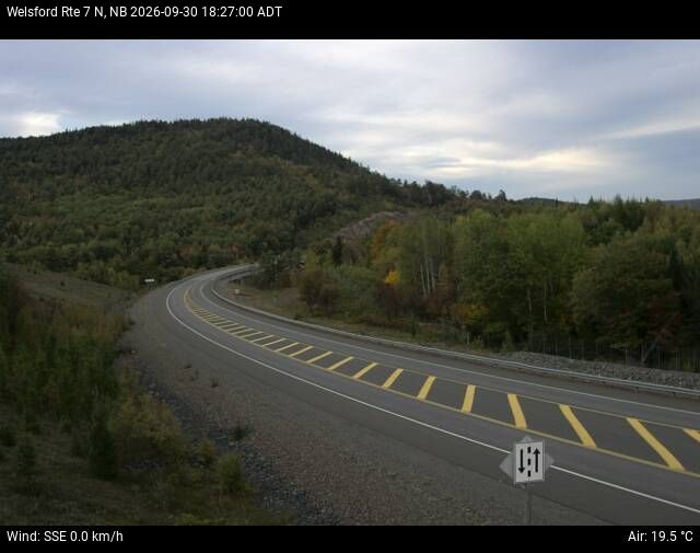 Web Cam image of Welsford (NB Highway 7)
