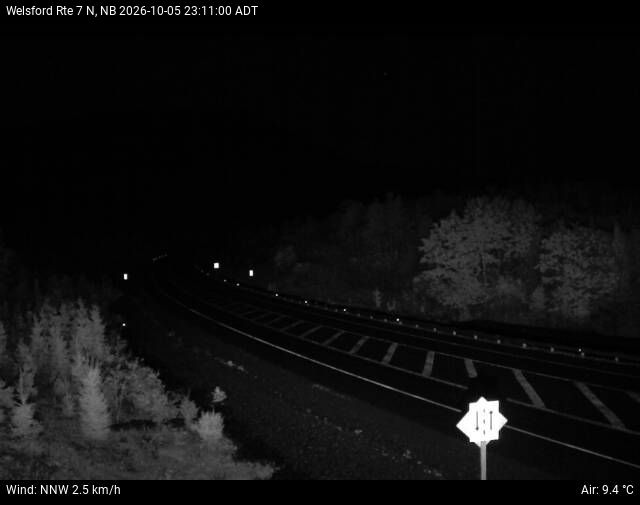 Web Cam image of Welsford (NB Highway 7)