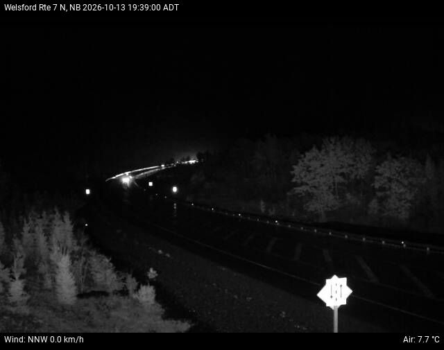 Web Cam image of Welsford (NB Highway 7)