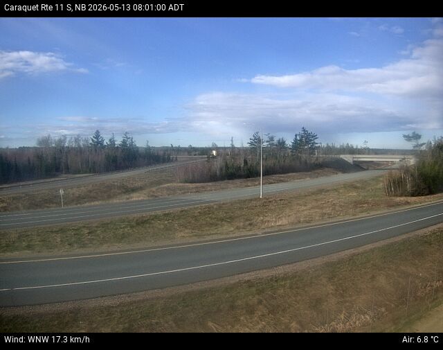 Web Cam image of Caraquet (NB Highway 11)