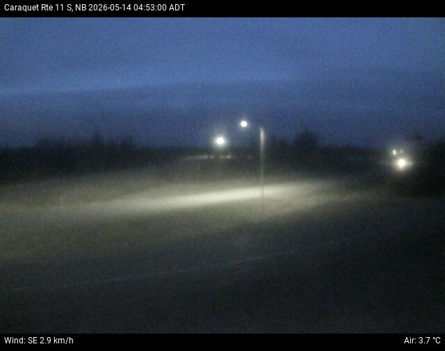 Web Cam image of Caraquet (NB Highway 11)