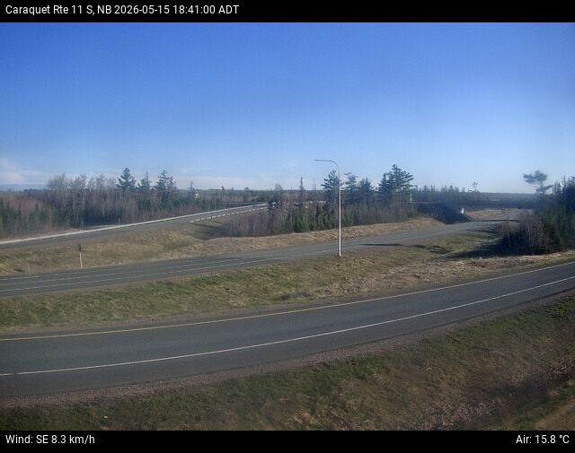 Web Cam image of Caraquet (NB Highway 11)