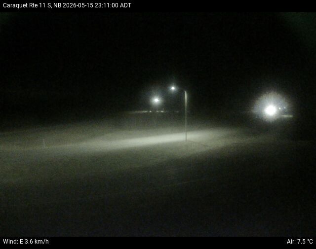 Web Cam image of Caraquet (NB Highway 11)