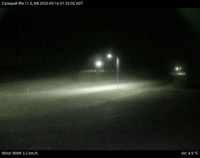 Web Cam image of Caraquet (NB Highway 11)