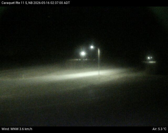 Web Cam image of Caraquet (NB Highway 11)