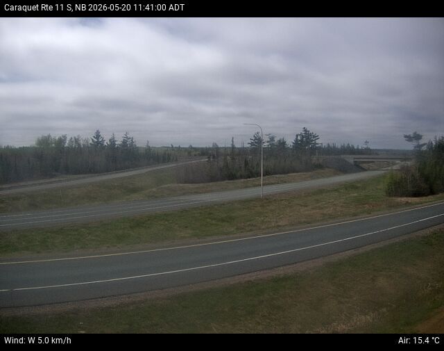 Web Cam image of Caraquet (NB Highway 11)