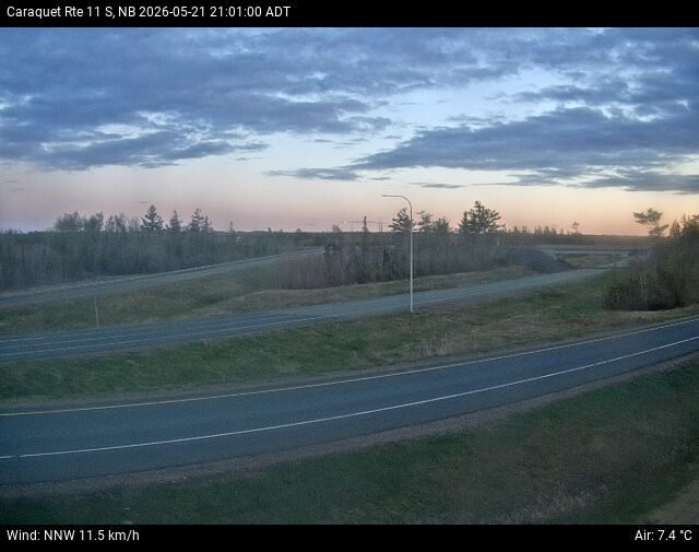 Web Cam image of Caraquet (NB Highway 11)