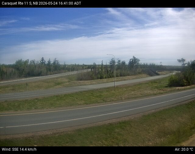 Web Cam image of Caraquet (NB Highway 11)