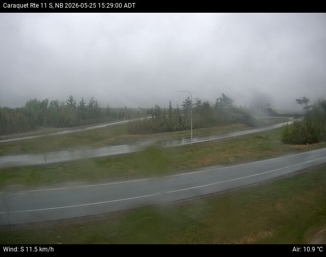 Web Cam image of Caraquet (NB Highway 11)