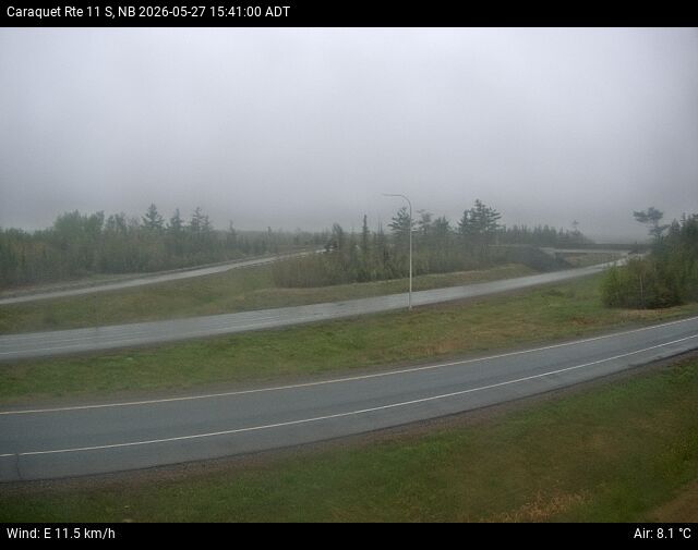 Web Cam image of Caraquet (NB Highway 11)