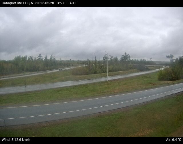 Web Cam image of Caraquet (NB Highway 11)
