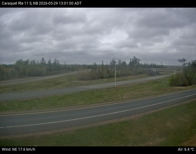 Web Cam image of Caraquet (NB Highway 11)
