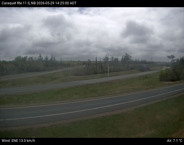 Web Cam image of Caraquet (NB Highway 11)