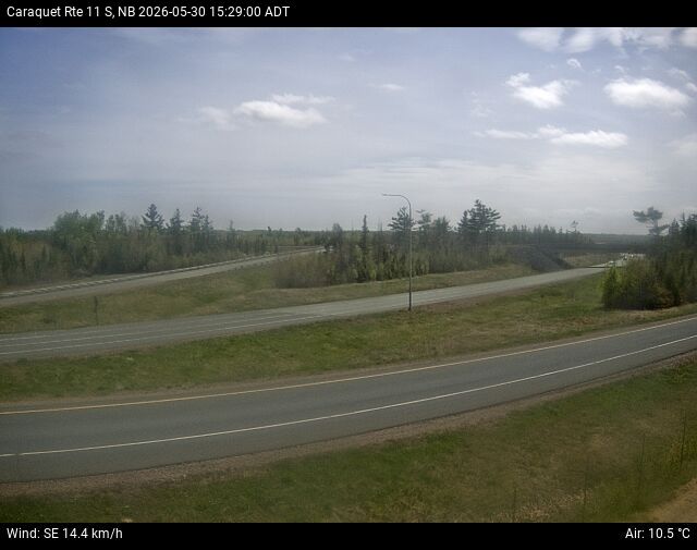 Web Cam image of Caraquet (NB Highway 11)
