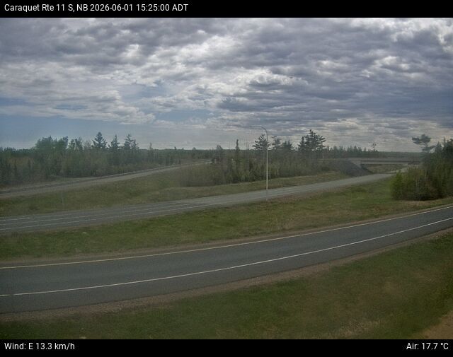 Web Cam image of Caraquet (NB Highway 11)