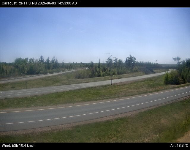 Web Cam image of Caraquet (NB Highway 11)