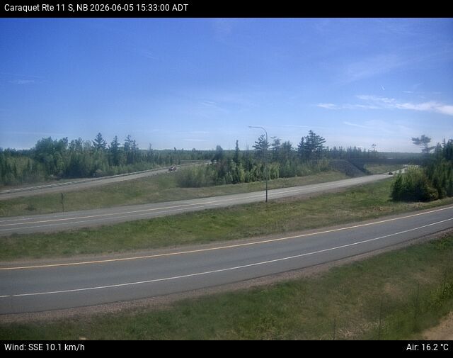 Web Cam image of Caraquet (NB Highway 11)
