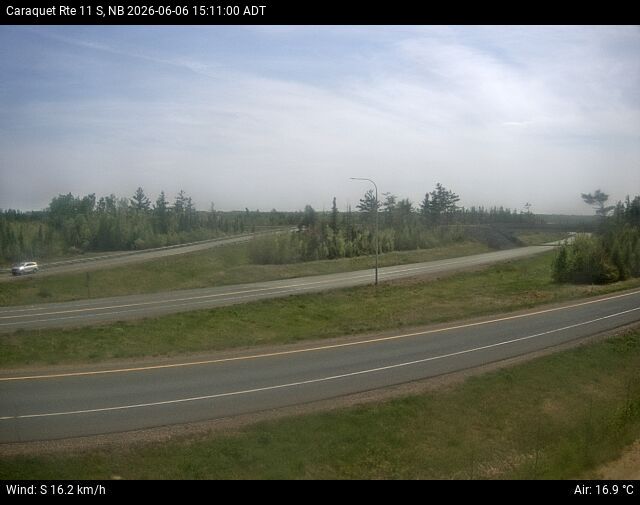 Web Cam image of Caraquet (NB Highway 11)
