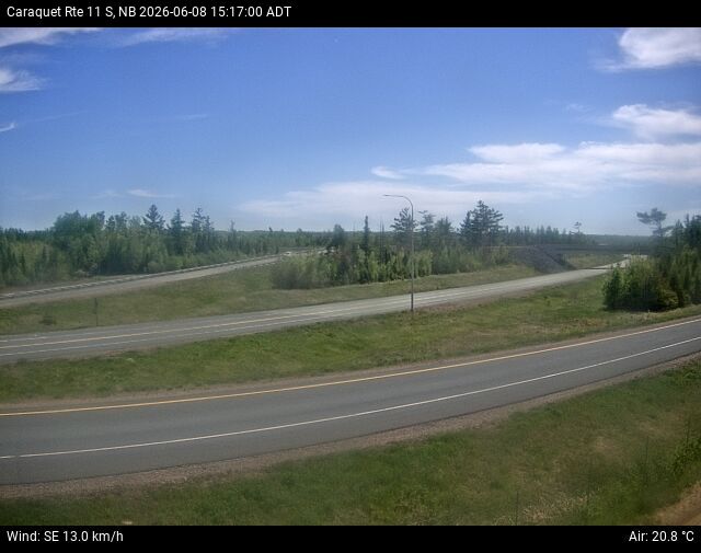Web Cam image of Caraquet (NB Highway 11)