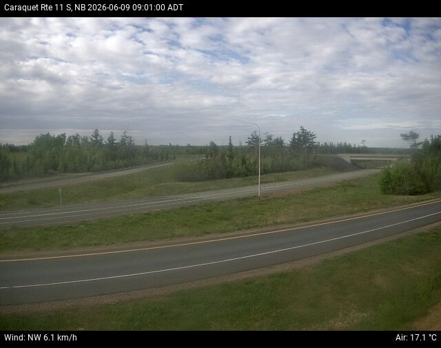 Web Cam image of Caraquet (NB Highway 11)