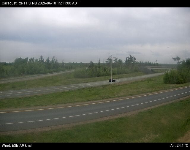 Web Cam image of Caraquet (NB Highway 11)